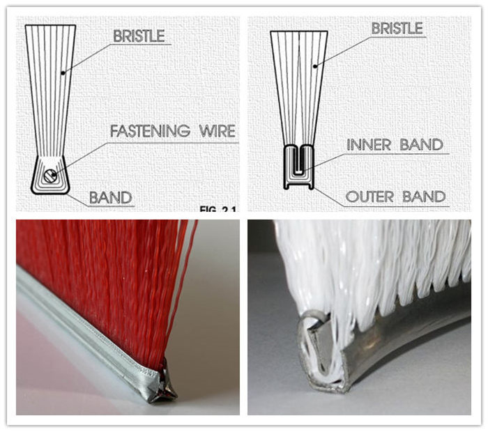 Single Band And Double Band Strip Brush Single Band And Double Band Strip Brush